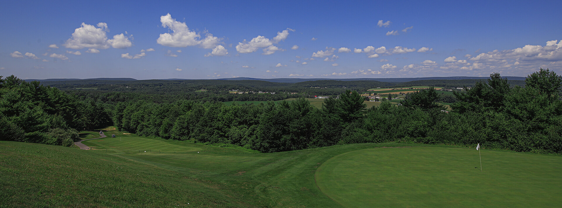 Hideaway Hills golf course panoramic